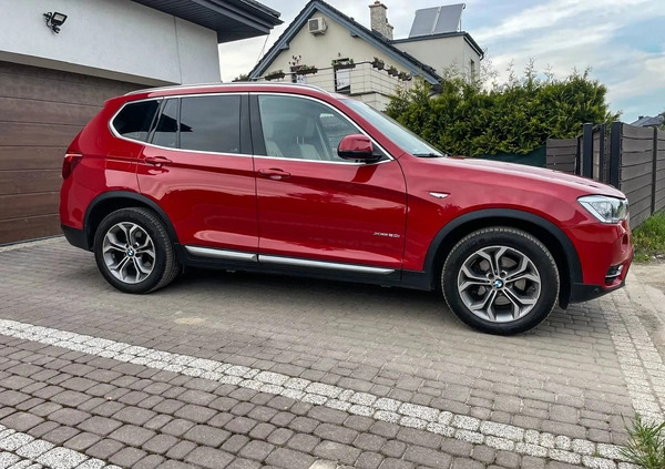 BMW X3 cena 91700 przebieg: 111250, rok produkcji 2016 z Lublin małe 56